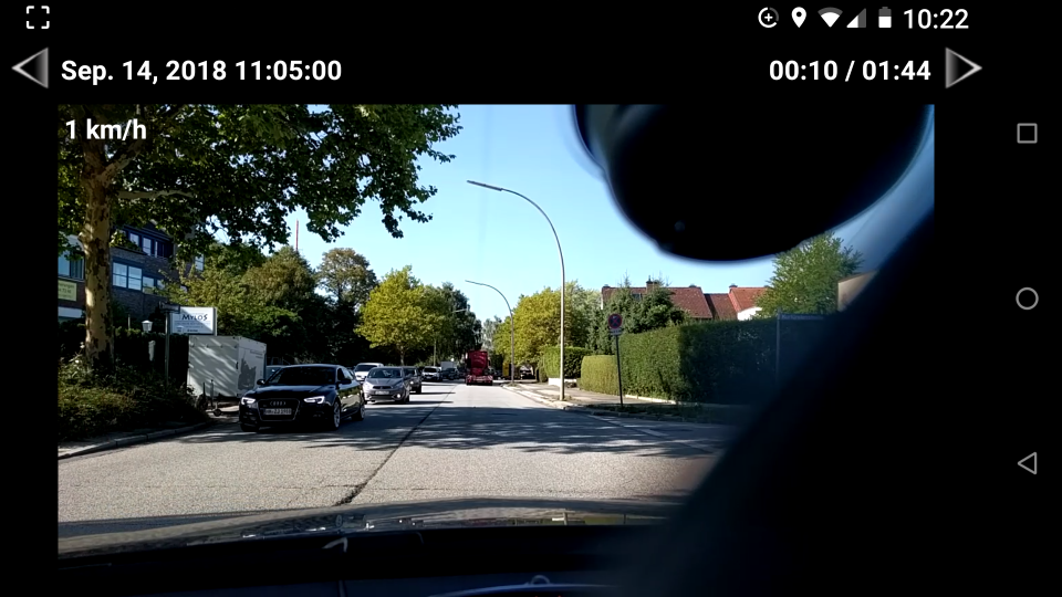 DashCam - Unfall-Kamera